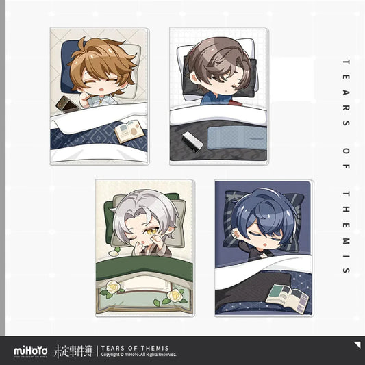 Tears of Themis Jin Ye Hao Mian Series Chibi PVC Pocket Notebook Luke Pearce ACG Go Anime www.acg-go.com Artem Wing, Luke Pearce, Marius von Hagen, Stationary, Tears of Themis, Vyn Richter
