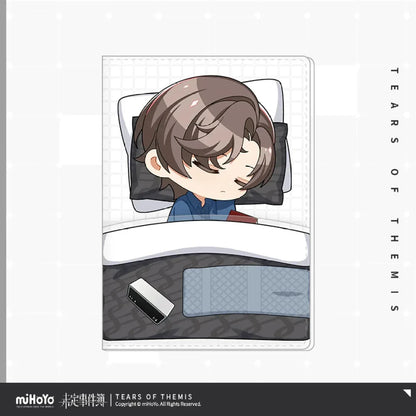 Tears of Themis Jin Ye Hao Mian Series Chibi PVC Pocket Notebook Artem Wing ACG Go Anime www.acg-go.com Artem Wing, Luke Pearce, Marius von Hagen, Stationary, Tears of Themis, Vyn Richter
