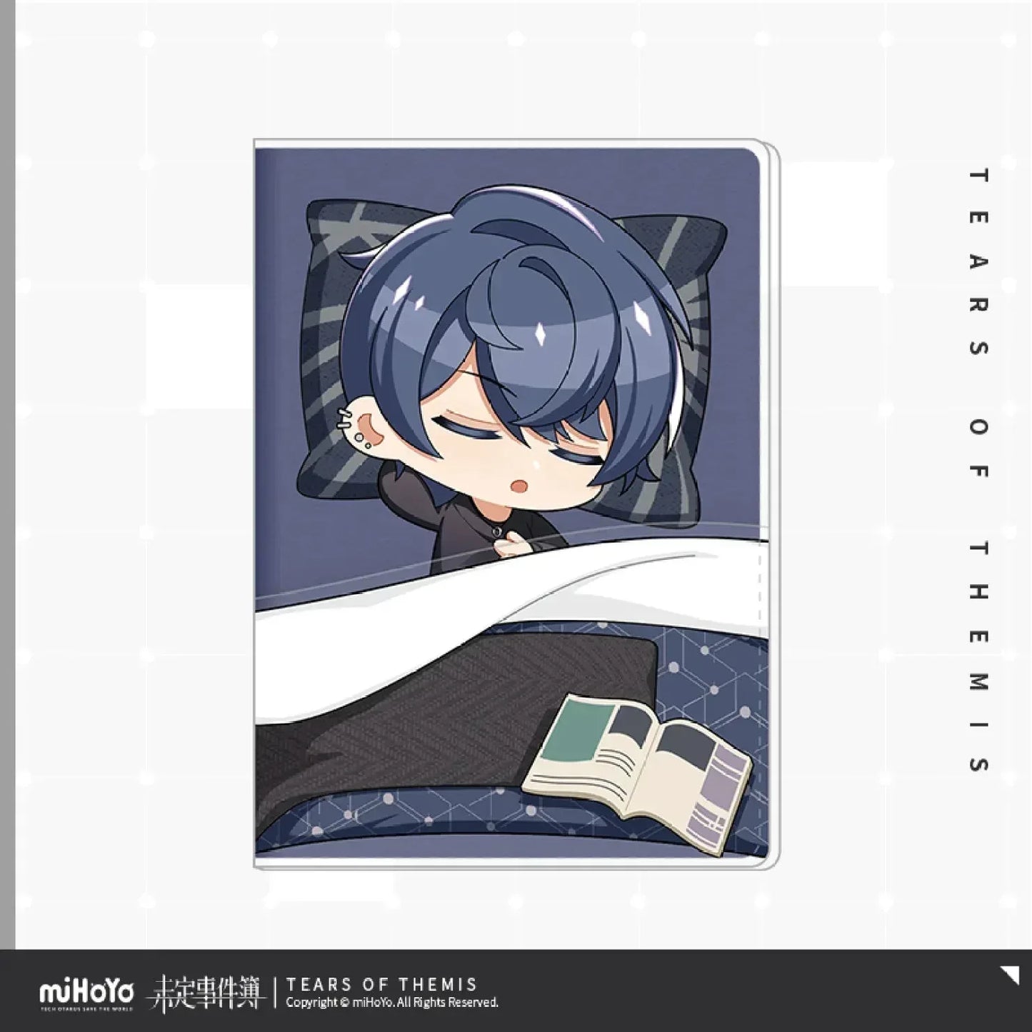 Tears of Themis Jin Ye Hao Mian Series Chibi PVC Pocket Notebook Marius von Hagen ACG Go Anime www.acg-go.com Artem Wing, Luke Pearce, Marius von Hagen, Stationary, Tears of Themis, Vyn Richter