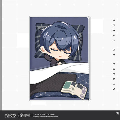 Tears of Themis Jin Ye Hao Mian Series Chibi PVC Pocket Notebook Marius von Hagen ACG Go Anime www.acg-go.com Artem Wing, Luke Pearce, Marius von Hagen, Stationary, Tears of Themis, Vyn Richter