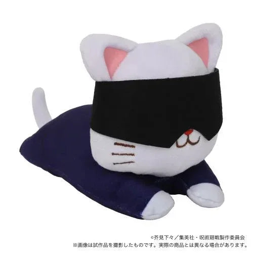Jujutsu Kaisen with CAT Plushie With Sleep Shade -Nesoberi Nobara Kugisaki ACG Go Anime www.acg-go.com Kento Nanami, Megumi Fushiguro, Nobara Kugisaki, Plush, Satoru Gojo, Yuji Itadori