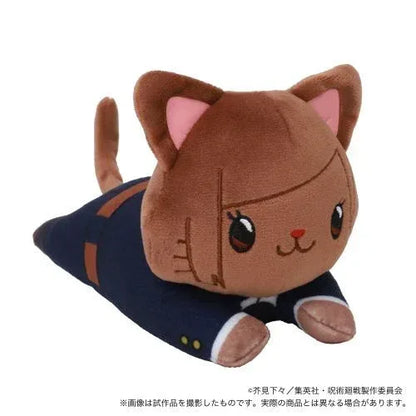 Jujutsu Kaisen with CAT Plushie With Sleep Shade -Nesoberi Nobara Kugisaki ACG Go Anime www.acg-go.com Kento Nanami, Megumi Fushiguro, Nobara Kugisaki, Plush, Satoru Gojo, Yuji Itadori