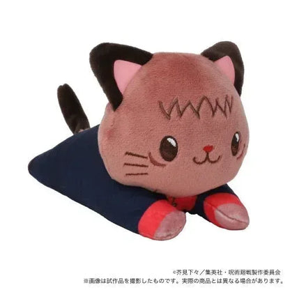 Jujutsu Kaisen with CAT Plushie With Sleep Shade -Nesoberi Nobara Kugisaki ACG Go Anime www.acg-go.com Kento Nanami, Megumi Fushiguro, Nobara Kugisaki, Plush, Satoru Gojo, Yuji Itadori