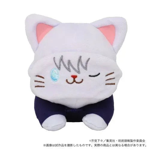 Jujutsu Kaisen with CAT Plushie With Sleep Shade -Nesoberi Nobara Kugisaki ACG Go Anime www.acg-go.com Kento Nanami, Megumi Fushiguro, Nobara Kugisaki, Plush, Satoru Gojo, Yuji Itadori