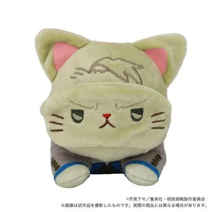 Jujutsu Kaisen with CAT Plushie With Sleep Shade -Nesoberi Nobara Kugisaki ACG Go Anime www.acg-go.com Kento Nanami, Megumi Fushiguro, Nobara Kugisaki, Plush, Satoru Gojo, Yuji Itadori