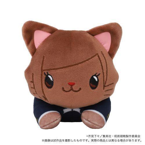 Jujutsu Kaisen with CAT Plushie With Sleep Shade -Nesoberi Nobara Kugisaki ACG Go Anime www.acg-go.com Kento Nanami, Megumi Fushiguro, Nobara Kugisaki, Plush, Satoru Gojo, Yuji Itadori
