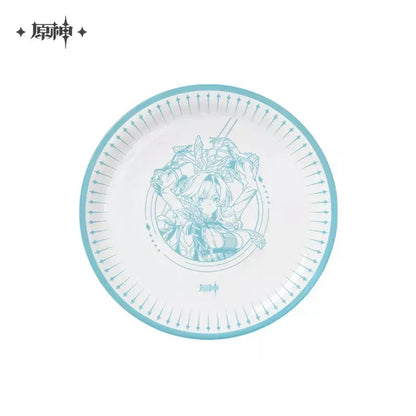 Genshin Impact X PizzaHut Series Merch Plate: Eula ACG Go Anime www.acg-go.com Amber, Apparel, Eula