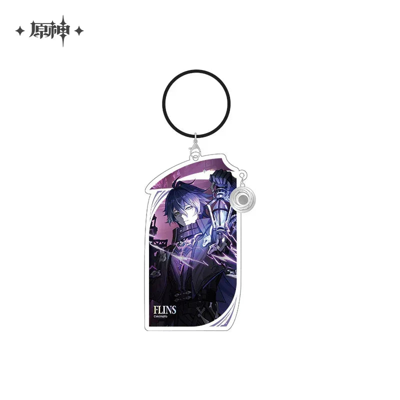 Genshin Impact Moonlit Ballad of the Night Series Acrylic Keychain