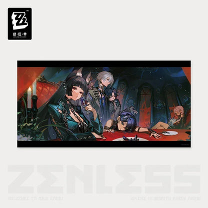 Zenless Zone Zero Concerto Channel Series A Storm of Falling Stars Merch Poster ACG Go Anime www.acg-go.com Art Decor, Asaba Harumasa, Badge, Belle, Hoshimi Miyabi, Tsukishiro Yanagi, Wise