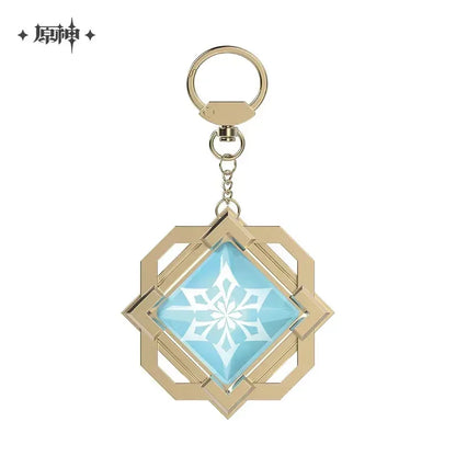 Genshin Impact FES 2023 Series Vision Keychain Liyue Cryo ACG Go Anime www.acg-go.com Anemo, Cryo, Dendro, ELectro, Geo, Hydro, Pendant & Keychain, Pyro, Vision