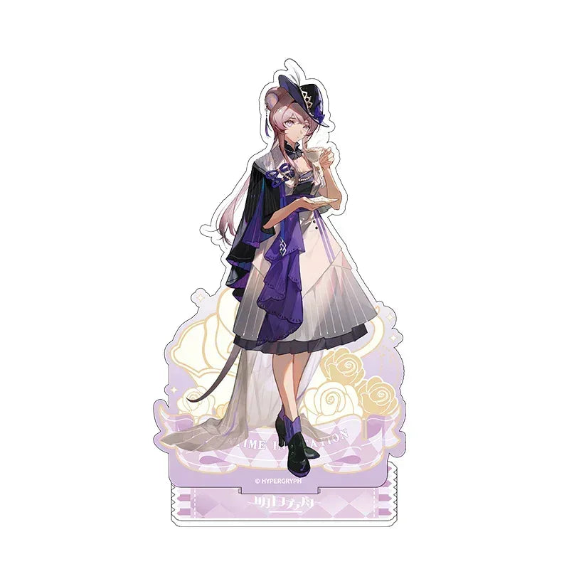 Arknights Tea Party Series Acrylic Stand Lin ACG Go Anime www.acg-go.com Arknights, Blemishine, Lin, Nearl, Passenger, Stand, Tequila