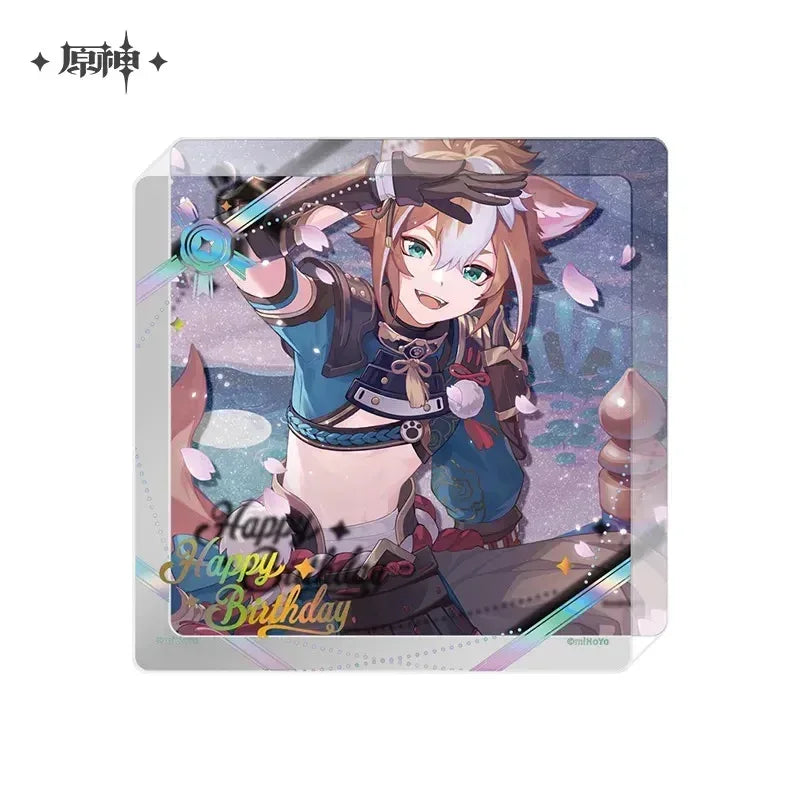 Genshin Impact The Day of Destiny Series Thick Acrylic Coaster 2025