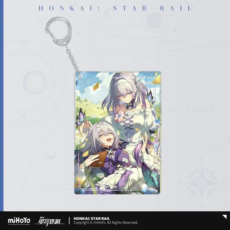 Honkai: Star Rail Light Cone Series Acrylic Pendant The Flower Remembers ACG Go Anime www.acg-go.com Anaxa, Argenti, Art Decor, Aventurine, Bailu, Black Swan, Blade, Castorice, Cipher, Dan Heng, Dan Heng & Blade, Dr. Ratio, Feixiao, Fu Xuan, Gepard, Huohuo, Hyacine, Kafka, Light Cone, Lingsha, Luka, Luocha, March 7th, Moze, Mydei, Pendant & Keychain, Rappa, Robin, Ruan Mei, Sparkle, Sushang, Tribbie, Yanqing, Yukong