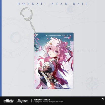 Honkai: Star Rail Light Cone Series Acrylic Pendant Poised to Bloom ACG Go Anime www.acg-go.com Anaxa, Argenti, Art Decor, Aventurine, Bailu, Black Swan, Blade, Castorice, Cipher, Dan Heng, Dan Heng & Blade, Dr. Ratio, Feixiao, Fu Xuan, Gepard, Huohuo, Hyacine, Kafka, Light Cone, Lingsha, Luka, Luocha, March 7th, Moze, Mydei, Pendant & Keychain, Rappa, Robin, Ruan Mei, Sparkle, Sushang, Tribbie, Yanqing, Yukong