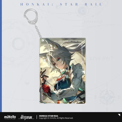 Honkai: Star Rail Light Cone Series Acrylic Pendant I Venture Forth to Hunt ACG Go Anime www.acg-go.com Anaxa, Argenti, Art Decor, Aventurine, Bailu, Black Swan, Blade, Castorice, Cipher, Dan Heng, Dan Heng & Blade, Dr. Ratio, Feixiao, Fu Xuan, Gepard, Huohuo, Hyacine, Kafka, Light Cone, Lingsha, Luka, Luocha, March 7th, Moze, Mydei, Pendant & Keychain, Rappa, Robin, Ruan Mei, Sparkle, Sushang, Tribbie, Yanqing, Yukong