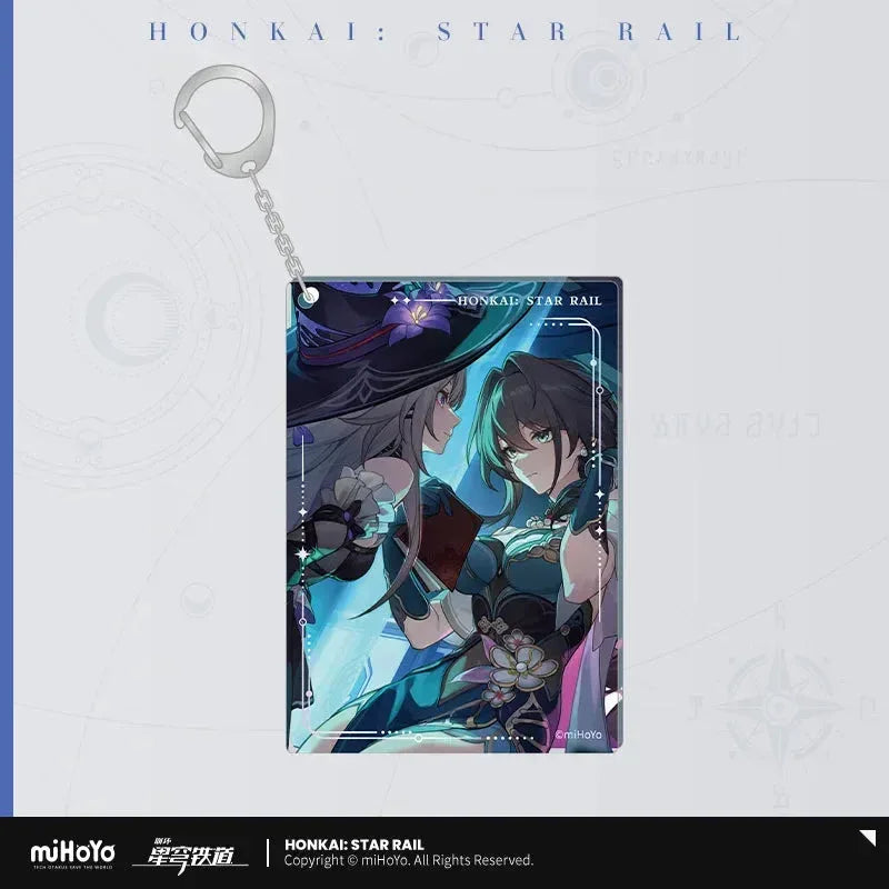 Honkai: Star Rail Light Cone Series Acrylic Pendant Geniuses' Greetings ACG Go Anime www.acg-go.com Anaxa, Argenti, Art Decor, Aventurine, Bailu, Black Swan, Blade, Castorice, Cipher, Dan Heng, Dan Heng & Blade, Dr. Ratio, Feixiao, Fu Xuan, Gepard, Huohuo, Hyacine, Kafka, Light Cone, Lingsha, Luka, Luocha, March 7th, Moze, Mydei, Pendant & Keychain, Rappa, Robin, Ruan Mei, Sparkle, Sushang, Tribbie, Yanqing, Yukong