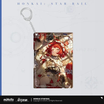 Honkai: Star Rail Light Cone Series Acrylic Pendant If Time Were a Flower ACG Go Anime www.acg-go.com Anaxa, Argenti, Art Decor, Aventurine, Bailu, Black Swan, Blade, Castorice, Cipher, Dan Heng, Dan Heng & Blade, Dr. Ratio, Feixiao, Fu Xuan, Gepard, Huohuo, Hyacine, Kafka, Light Cone, Lingsha, Luka, Luocha, March 7th, Moze, Mydei, Pendant & Keychain, Rappa, Robin, Ruan Mei, Sparkle, Sushang, Tribbie, Yanqing, Yukong