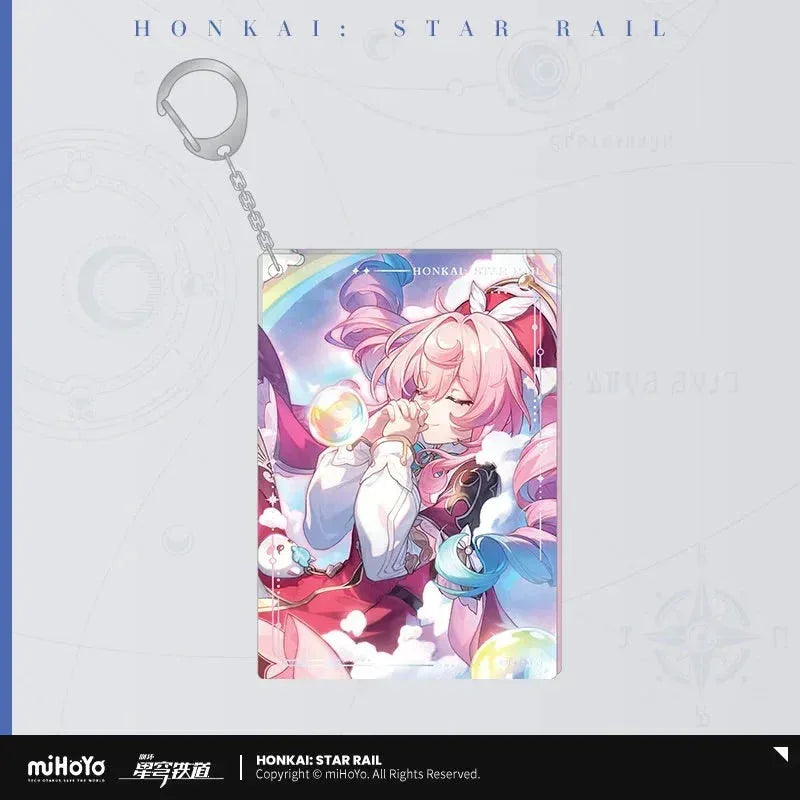 Honkai: Star Rail Light Cone Series Acrylic Pendant Long May Rainbows Adorn the Sky ACG Go Anime www.acg-go.com Anaxa, Argenti, Art Decor, Aventurine, Bailu, Black Swan, Blade, Castorice, Cipher, Dan Heng, Dan Heng & Blade, Dr. Ratio, Feixiao, Fu Xuan, Gepard, Huohuo, Hyacine, Kafka, Light Cone, Lingsha, Luka, Luocha, March 7th, Moze, Mydei, Pendant & Keychain, Rappa, Robin, Ruan Mei, Sparkle, Sushang, Tribbie, Yanqing, Yukong