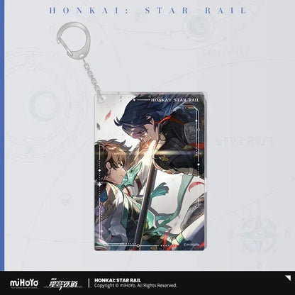 Honkai: Star Rail Light Cone Series Acrylic Pendant Nowhere to Run ACG Go Anime www.acg-go.com Anaxa, Argenti, Art Decor, Aventurine, Bailu, Black Swan, Blade, Castorice, Cipher, Dan Heng, Dan Heng & Blade, Dr. Ratio, Feixiao, Fu Xuan, Gepard, Huohuo, Hyacine, Kafka, Light Cone, Lingsha, Luka, Luocha, March 7th, Moze, Mydei, Pendant & Keychain, Rappa, Robin, Ruan Mei, Sparkle, Sushang, Tribbie, Yanqing, Yukong