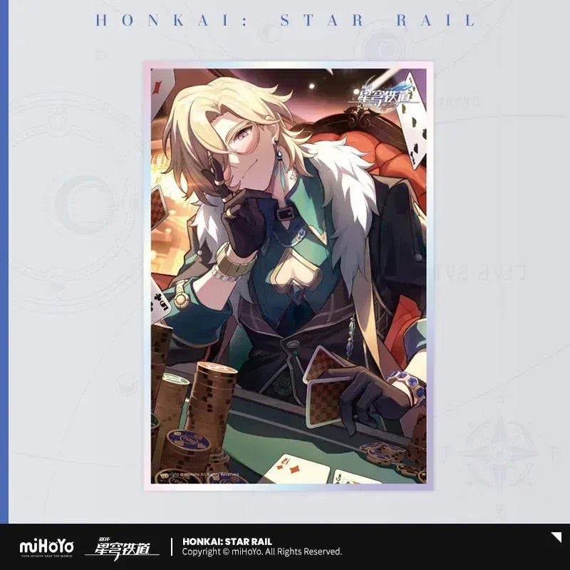 Honkai: Star Rail Light Cone Series Acrylic Shikishi Cardboard Inherently Unjust Destiny ACG Go Anime www.acg-go.com Anaxa, Argenti, Art Decor, Aventurine, Bailu, Black Swan, Blade, Cardboard, Castorice, Cipher, Dan Heng, Feixiao, Fu Xuan, Gepard, Huohuo, Hyacine, Kafka, Light Cone, Lingsha, Luka, Luocha, March 7th, Moze, Mydei, Rappa, Robin, Shikishi, Sparkle, Sushang, Tribbie, Yanqing, Yukong