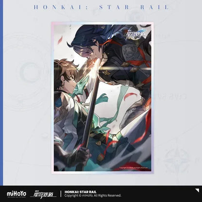Honkai: Star Rail Light Cone Series Acrylic Shikishi Cardboard Nowhere to Run ACG Go Anime www.acg-go.com Anaxa, Argenti, Art Decor, Aventurine, Bailu, Black Swan, Blade, Cardboard, Castorice, Cipher, Dan Heng, Feixiao, Fu Xuan, Gepard, Huohuo, Hyacine, Kafka, Light Cone, Lingsha, Luka, Luocha, March 7th, Moze, Mydei, Rappa, Robin, Shikishi, Sparkle, Sushang, Tribbie, Yanqing, Yukong