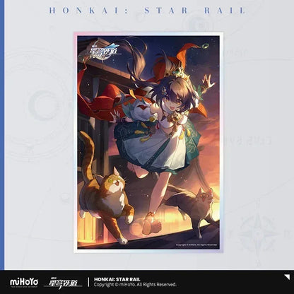 Honkai: Star Rail Light Cone Series Acrylic Shikishi Cardboard Dance at Sunset ACG Go Anime www.acg-go.com Anaxa, Argenti, Art Decor, Aventurine, Bailu, Black Swan, Blade, Cardboard, Castorice, Cipher, Dan Heng, Feixiao, Fu Xuan, Gepard, Huohuo, Hyacine, Kafka, Light Cone, Lingsha, Luka, Luocha, March 7th, Moze, Mydei, Rappa, Robin, Shikishi, Sparkle, Sushang, Tribbie, Yanqing, Yukong