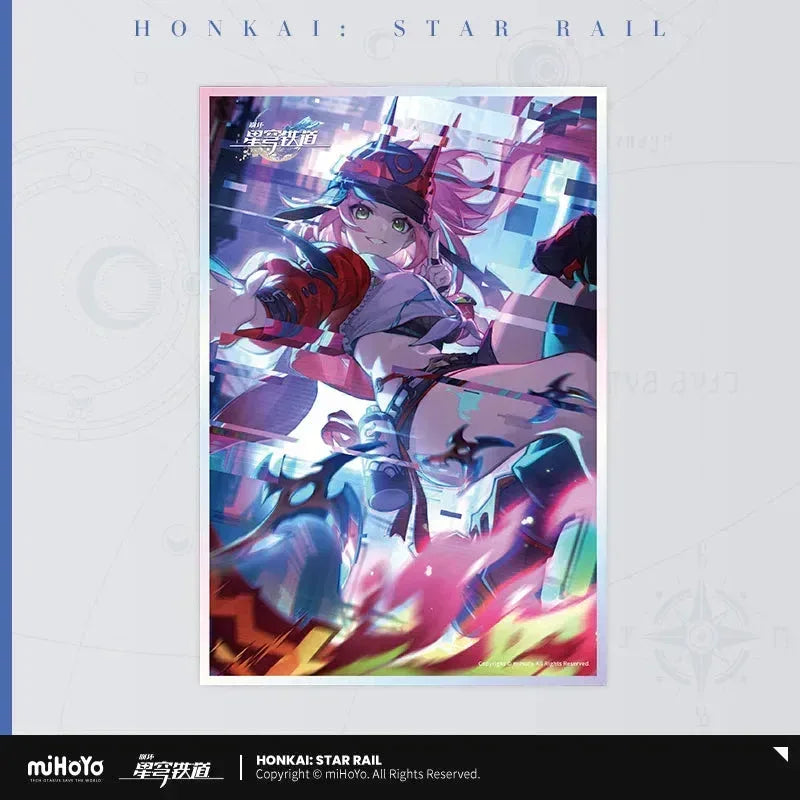 Honkai: Star Rail Light Cone Series Acrylic Shikishi Cardboard Ninjutsu Inscription: Dazzling Evilbreaker ACG Go Anime www.acg-go.com Anaxa, Argenti, Art Decor, Aventurine, Bailu, Black Swan, Blade, Cardboard, Castorice, Cipher, Dan Heng, Feixiao, Fu Xuan, Gepard, Huohuo, Hyacine, Kafka, Light Cone, Lingsha, Luka, Luocha, March 7th, Moze, Mydei, Rappa, Robin, Shikishi, Sparkle, Sushang, Tribbie, Yanqing, Yukong