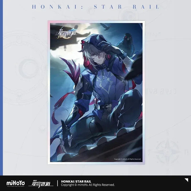 Honkai: Star Rail Light Cone Series Acrylic Shikishi Cardboard Shadowed by Night ACG Go Anime www.acg-go.com Anaxa, Argenti, Art Decor, Aventurine, Bailu, Black Swan, Blade, Cardboard, Castorice, Cipher, Dan Heng, Feixiao, Fu Xuan, Gepard, Huohuo, Hyacine, Kafka, Light Cone, Lingsha, Luka, Luocha, March 7th, Moze, Mydei, Rappa, Robin, Shikishi, Sparkle, Sushang, Tribbie, Yanqing, Yukong