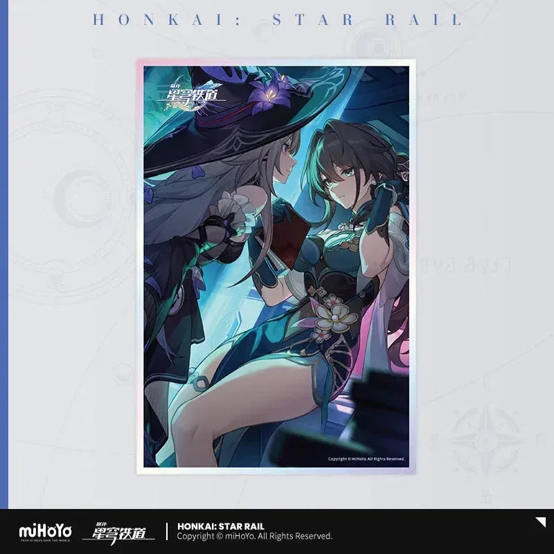Honkai: Star Rail Light Cone Series Acrylic Shikishi Cardboard Geniuses' Greetings ACG Go Anime www.acg-go.com Anaxa, Argenti, Art Decor, Aventurine, Bailu, Black Swan, Blade, Cardboard, Castorice, Cipher, Dan Heng, Feixiao, Fu Xuan, Gepard, Huohuo, Hyacine, Kafka, Light Cone, Lingsha, Luka, Luocha, March 7th, Moze, Mydei, Rappa, Robin, Shikishi, Sparkle, Sushang, Tribbie, Yanqing, Yukong
