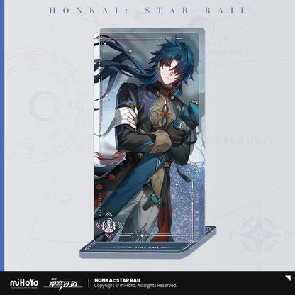 Honkai: Star Rail Light Cone Series Glitter Quicksand Acrylic Block Ornaments The Unreachable Side ACG Go Anime www.acg-go.com Anaxa, Argenti, Art Decor, Aventurine, Black Swan, Blade, Castorice, Cipher, Dan Heng, Dan Heng • Imbibitor Lunae, Feixiao, Gepard, Himeko, Huohuo, Hyacine, Jing Yuan, Jingliu, Light Cone, Luka, Moze, Mydei, Ruan Mei, Seele, Sparkle, Stand, Tribbie
