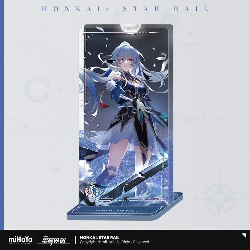 Honkai: Star Rail Light Cone Series Glitter Quicksand Acrylic Block Ornaments I Shall Be My Own Sword ACG Go Anime www.acg-go.com Anaxa, Argenti, Art Decor, Aventurine, Black Swan, Blade, Castorice, Cipher, Dan Heng, Dan Heng • Imbibitor Lunae, Feixiao, Gepard, Himeko, Huohuo, Hyacine, Jing Yuan, Jingliu, Light Cone, Luka, Moze, Mydei, Ruan Mei, Seele, Sparkle, Stand, Tribbie
