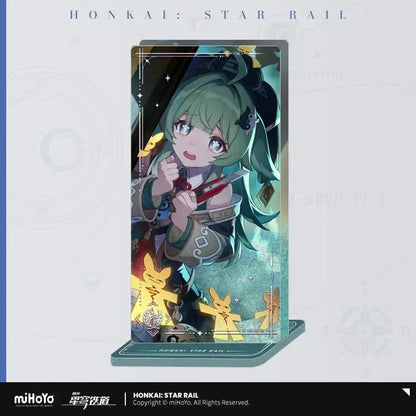 Honkai: Star Rail Light Cone Series Glitter Quicksand Acrylic Block Ornaments Night of Fright ACG Go Anime www.acg-go.com Anaxa, Argenti, Art Decor, Aventurine, Black Swan, Blade, Castorice, Cipher, Dan Heng, Dan Heng • Imbibitor Lunae, Feixiao, Gepard, Himeko, Huohuo, Hyacine, Jing Yuan, Jingliu, Light Cone, Luka, Moze, Mydei, Ruan Mei, Seele, Sparkle, Stand, Tribbie