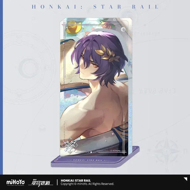 Honkai: Star Rail Light Cone Series Glitter Quicksand Acrylic Block Ornaments Baptism of Pure Thought ACG Go Anime www.acg-go.com Anaxa, Argenti, Art Decor, Aventurine, Black Swan, Blade, Castorice, Cipher, Dan Heng, Dan Heng • Imbibitor Lunae, Feixiao, Gepard, Himeko, Huohuo, Hyacine, Jing Yuan, Jingliu, Light Cone, Luka, Moze, Mydei, Ruan Mei, Seele, Sparkle, Stand, Tribbie