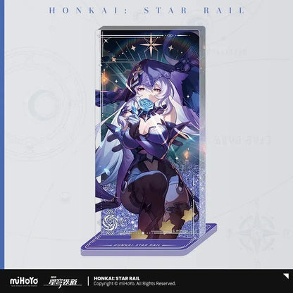 Honkai: Star Rail Light Cone Series Glitter Quicksand Acrylic Block Ornaments Reforged Remembrance ACG Go Anime www.acg-go.com Anaxa, Argenti, Art Decor, Aventurine, Black Swan, Blade, Castorice, Cipher, Dan Heng, Dan Heng • Imbibitor Lunae, Feixiao, Gepard, Himeko, Huohuo, Hyacine, Jing Yuan, Jingliu, Light Cone, Luka, Moze, Mydei, Ruan Mei, Seele, Sparkle, Stand, Tribbie