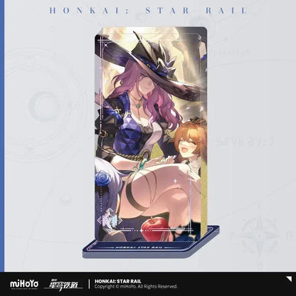 Honkai: Star Rail Light Cone Series Glitter Quicksand Acrylic Block Ornaments Yet Hope Is Priceless ACG Go Anime www.acg-go.com Anaxa, Argenti, Art Decor, Aventurine, Black Swan, Blade, Castorice, Cipher, Dan Heng, Dan Heng • Imbibitor Lunae, Feixiao, Gepard, Himeko, Huohuo, Hyacine, Jing Yuan, Jingliu, Light Cone, Luka, Moze, Mydei, Ruan Mei, Seele, Sparkle, Stand, Tribbie