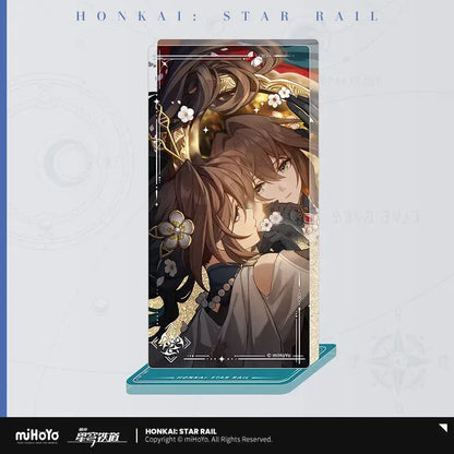 Honkai: Star Rail Light Cone Series Glitter Quicksand Acrylic Block Ornaments Past Self in Mirror ACG Go Anime www.acg-go.com Anaxa, Argenti, Art Decor, Aventurine, Black Swan, Blade, Castorice, Cipher, Dan Heng, Dan Heng • Imbibitor Lunae, Feixiao, Gepard, Himeko, Huohuo, Hyacine, Jing Yuan, Jingliu, Light Cone, Luka, Moze, Mydei, Ruan Mei, Seele, Sparkle, Stand, Tribbie