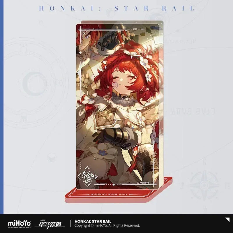 Honkai: Star Rail Light Cone Series Glitter Quicksand Acrylic Block Ornaments If Time Were a Flower ACG Go Anime www.acg-go.com Anaxa, Argenti, Art Decor, Aventurine, Black Swan, Blade, Castorice, Cipher, Dan Heng, Dan Heng • Imbibitor Lunae, Feixiao, Gepard, Himeko, Huohuo, Hyacine, Jing Yuan, Jingliu, Light Cone, Luka, Moze, Mydei, Ruan Mei, Seele, Sparkle, Stand, Tribbie