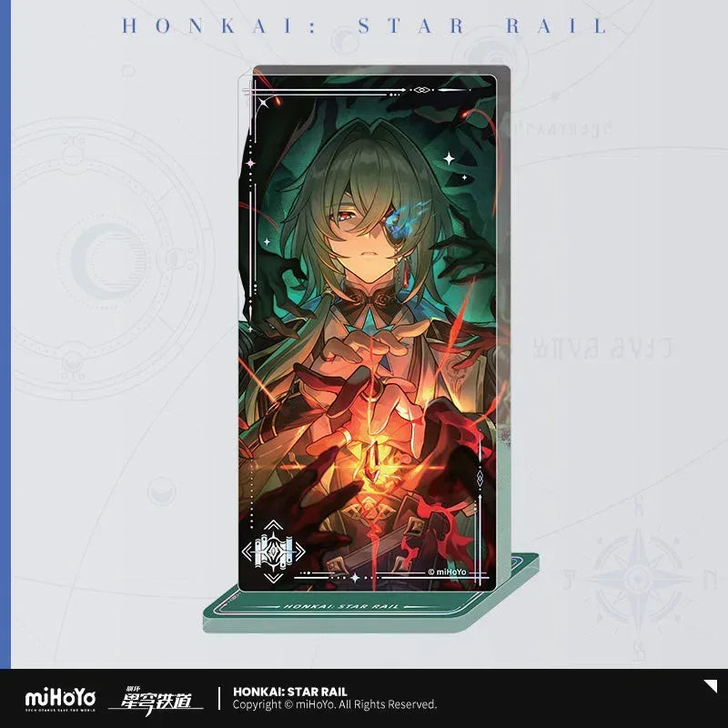 Honkai: Star Rail Light Cone Series Glitter Quicksand Acrylic Block Ornaments Life Should Be Cast to Flames ACG Go Anime www.acg-go.com Anaxa, Argenti, Art Decor, Aventurine, Black Swan, Blade, Castorice, Cipher, Dan Heng, Dan Heng • Imbibitor Lunae, Feixiao, Gepard, Himeko, Huohuo, Hyacine, Jing Yuan, Jingliu, Light Cone, Luka, Moze, Mydei, Ruan Mei, Seele, Sparkle, Stand, Tribbie