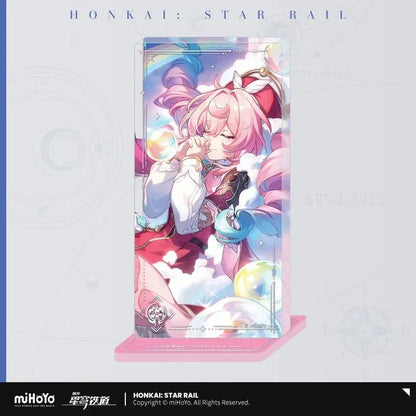 Honkai: Star Rail Light Cone Series Glitter Quicksand Acrylic Block Ornaments Long May Rainbows Adorn the Sky ACG Go Anime www.acg-go.com Anaxa, Argenti, Art Decor, Aventurine, Black Swan, Blade, Castorice, Cipher, Dan Heng, Dan Heng • Imbibitor Lunae, Feixiao, Gepard, Himeko, Huohuo, Hyacine, Jing Yuan, Jingliu, Light Cone, Luka, Moze, Mydei, Ruan Mei, Seele, Sparkle, Stand, Tribbie