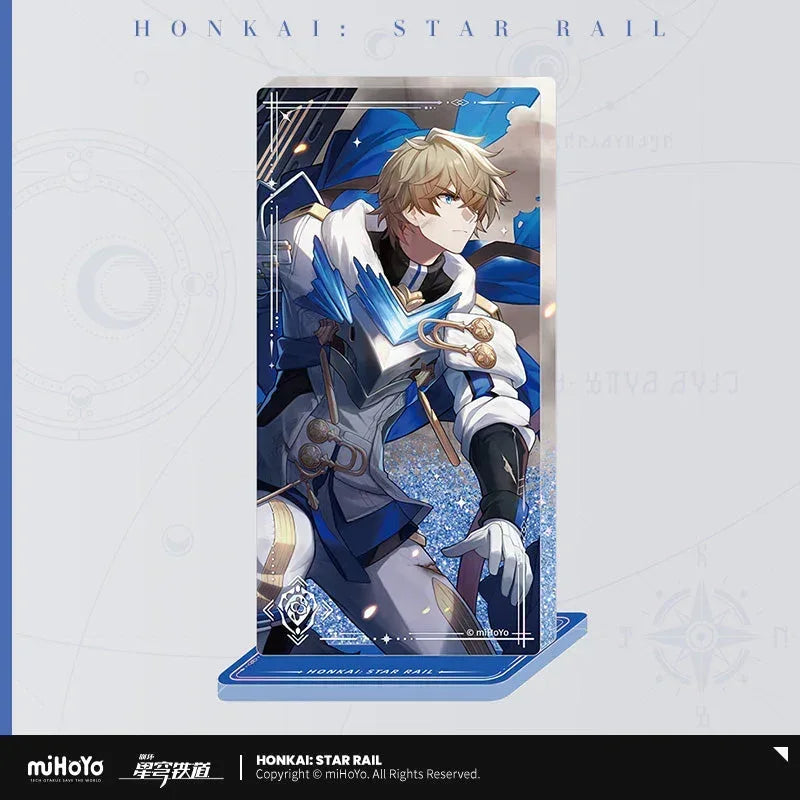Honkai: Star Rail Light Cone Series Glitter Quicksand Acrylic Block Ornaments Moment of Victory ACG Go Anime www.acg-go.com Anaxa, Argenti, Art Decor, Aventurine, Black Swan, Blade, Castorice, Cipher, Dan Heng, Dan Heng • Imbibitor Lunae, Feixiao, Gepard, Himeko, Huohuo, Hyacine, Jing Yuan, Jingliu, Light Cone, Luka, Moze, Mydei, Ruan Mei, Seele, Sparkle, Stand, Tribbie