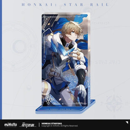 Honkai: Star Rail Light Cone Series Glitter Quicksand Acrylic Block Ornaments Moment of Victory ACG Go Anime www.acg-go.com Anaxa, Argenti, Art Decor, Aventurine, Black Swan, Blade, Castorice, Cipher, Dan Heng, Dan Heng • Imbibitor Lunae, Feixiao, Gepard, Himeko, Huohuo, Hyacine, Jing Yuan, Jingliu, Light Cone, Luka, Moze, Mydei, Ruan Mei, Seele, Sparkle, Stand, Tribbie