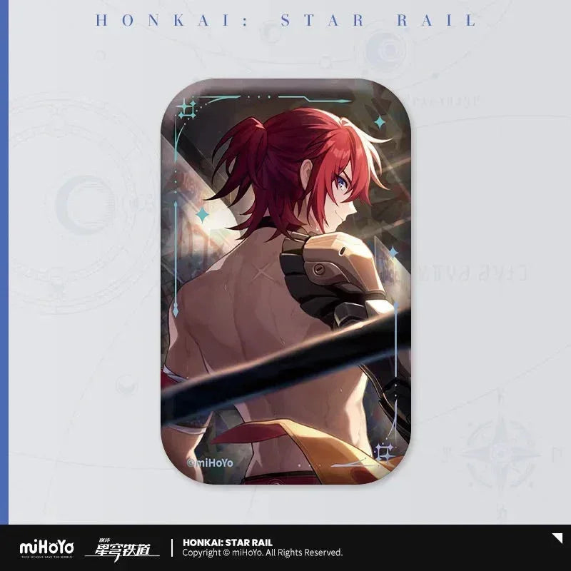 Honkai: Star Rail Light Cone Series Rectangular Tinplate Badge Only Silence Remains ACG Go Anime www.acg-go.com Anaxa, Argenti, Arlan, Aventurine, Badge, Bailu, Black Swan, Blade, Castorice, Cipher, Dan Heng, Dan Heng & Blade, Feixiao, Fu Xuan, Gallagher, Gepard, Himeko, Huohuo, Hyacine, Jing Yuan, Kafka, Light Cone, Lingsha, Luka, Luocha, March 7th, Moze, Mydei, Rappa, Seele, Silver Wolf, Sparkle, Sushang, Topaz, Tribbie, Yanqing, Yukong