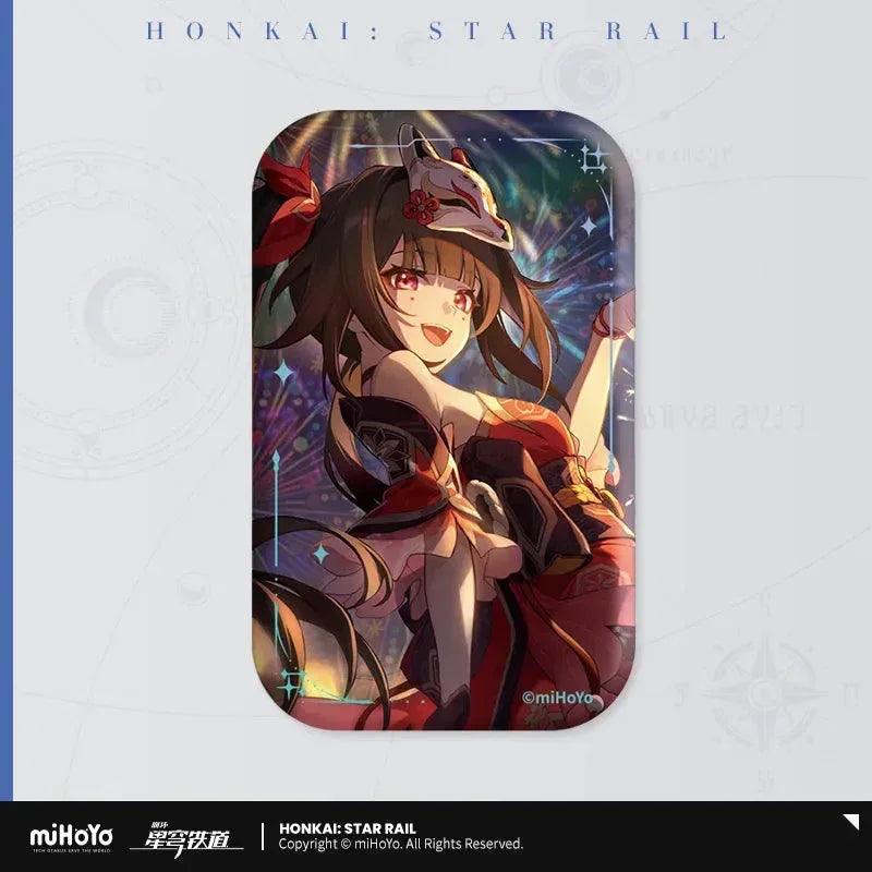 Honkai: Star Rail Light Cone Series Rectangular Tinplate Badge Earthly Escapade ACG Go Anime www.acg-go.com Anaxa, Argenti, Arlan, Aventurine, Badge, Bailu, Black Swan, Blade, Castorice, Cipher, Dan Heng, Dan Heng & Blade, Feixiao, Fu Xuan, Gallagher, Gepard, Himeko, Huohuo, Hyacine, Jing Yuan, Kafka, Light Cone, Lingsha, Luka, Luocha, March 7th, Moze, Mydei, Rappa, Seele, Silver Wolf, Sparkle, Sushang, Topaz, Tribbie, Yanqing, Yukong