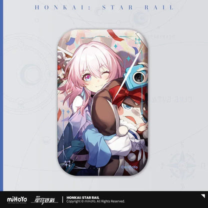 Honkai: Star Rail Light Cone Series Rectangular Tinplate Badge Day One of My New Life ACG Go Anime www.acg-go.com Anaxa, Argenti, Arlan, Aventurine, Badge, Bailu, Black Swan, Blade, Castorice, Cipher, Dan Heng, Dan Heng & Blade, Feixiao, Fu Xuan, Gallagher, Gepard, Himeko, Huohuo, Hyacine, Jing Yuan, Kafka, Light Cone, Lingsha, Luka, Luocha, March 7th, Moze, Mydei, Rappa, Seele, Silver Wolf, Sparkle, Sushang, Topaz, Tribbie, Yanqing, Yukong