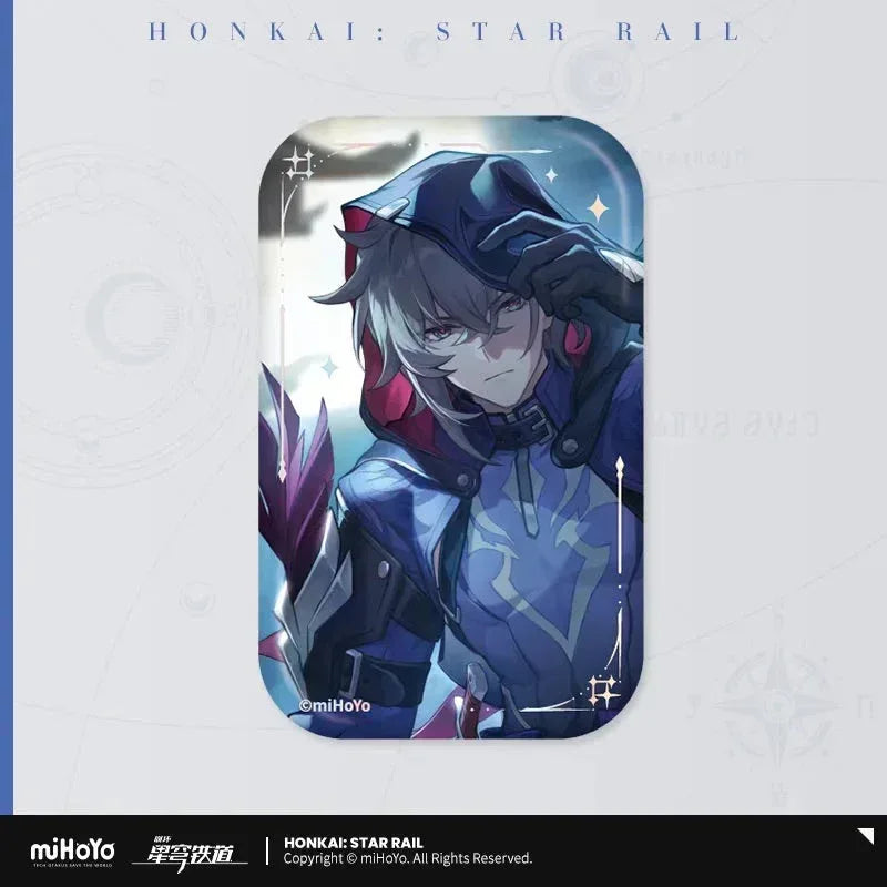 Honkai: Star Rail Light Cone Series Rectangular Tinplate Badge Shadowed by Night ACG Go Anime www.acg-go.com Anaxa, Argenti, Arlan, Aventurine, Badge, Bailu, Black Swan, Blade, Castorice, Cipher, Dan Heng, Dan Heng & Blade, Feixiao, Fu Xuan, Gallagher, Gepard, Himeko, Huohuo, Hyacine, Jing Yuan, Kafka, Light Cone, Lingsha, Luka, Luocha, March 7th, Moze, Mydei, Rappa, Seele, Silver Wolf, Sparkle, Sushang, Topaz, Tribbie, Yanqing, Yukong