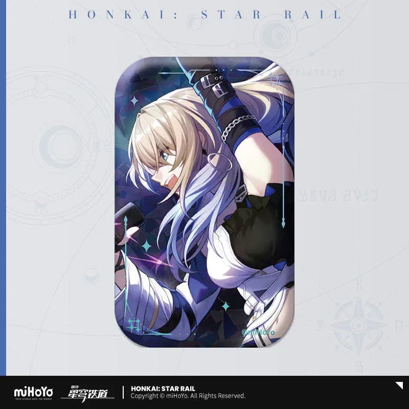Honkai: Star Rail Light Cone Series Rectangular Tinplate Badge Only Silence Remains ACG Go Anime www.acg-go.com Anaxa, Argenti, Arlan, Aventurine, Badge, Bailu, Black Swan, Blade, Castorice, Cipher, Dan Heng, Dan Heng & Blade, Feixiao, Fu Xuan, Gallagher, Gepard, Himeko, Huohuo, Hyacine, Jing Yuan, Kafka, Light Cone, Lingsha, Luka, Luocha, March 7th, Moze, Mydei, Rappa, Seele, Silver Wolf, Sparkle, Sushang, Topaz, Tribbie, Yanqing, Yukong