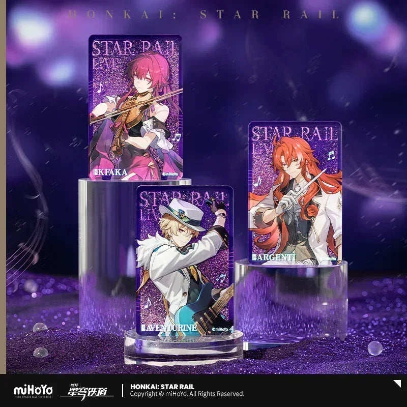 Honkai: Star Rail LIVE Series Glitter Quicksand Acrylic Ornaments Robin ACG Go Anime www.acg-go.com Acheron, Argenti, Art Decor, Aventurine, Castorice, Dr. Ratio, Jing Yuan, Jingliu, Kafka, Robin, Sunday, The Herta, Yanqing