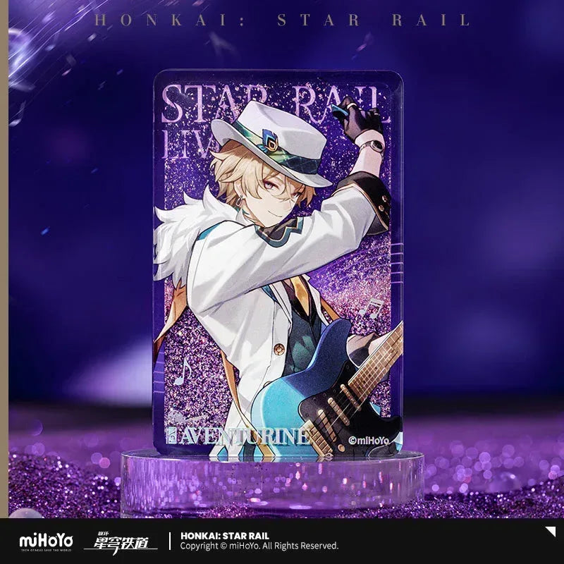 Honkai: Star Rail LIVE Series Glitter Quicksand Acrylic Ornaments Robin ACG Go Anime www.acg-go.com Acheron, Argenti, Art Decor, Aventurine, Castorice, Dr. Ratio, Jing Yuan, Jingliu, Kafka, Robin, Sunday, The Herta, Yanqing