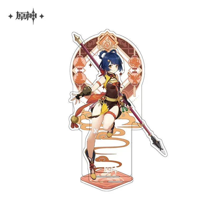 Genshin Impact Liyue Character Stand Xiangling ACG Go Anime www.acg-go.com Baizhu, Beidou, Character Artwork, Chongyun, Ganyu, Hu Tao, Jiaming, Keqing, Lanyan, Ningguang, Qiqi, Shenhe, Stand, Xiangling, Xianyun, Xiao, Xingqiu, Xinyan, Yanfei, Yaoyao, Yelan, Yun Jin, Yunjin, Zhongli, Zibai