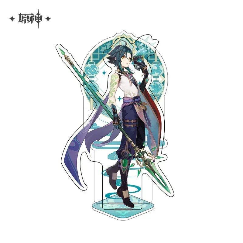 Genshin Impact Liyue Character Stand Xiao ACG Go Anime www.acg-go.com Baizhu, Beidou, Character Artwork, Chongyun, Ganyu, Hu Tao, Jiaming, Keqing, Lanyan, Ningguang, Qiqi, Shenhe, Stand, Xiangling, Xianyun, Xiao, Xingqiu, Xinyan, Yanfei, Yaoyao, Yelan, Yun Jin, Yunjin, Zhongli, Zibai